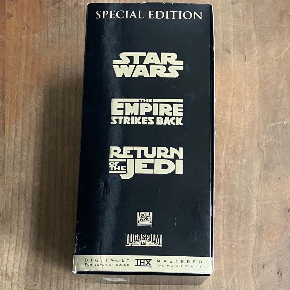 VHS set Star Wars Trilogy Special Edition